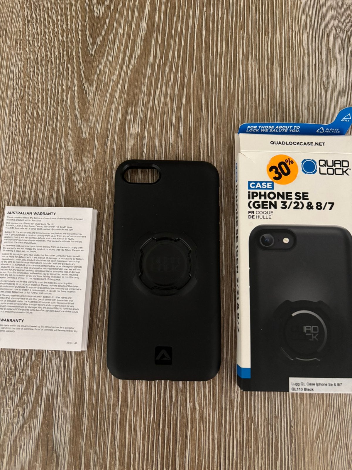 QUAD LOCK MAG iphone SE/7/8  hoesje ( nieuw), Ophalen of Verzenden, Nieuw, Quad Lock, Zwart