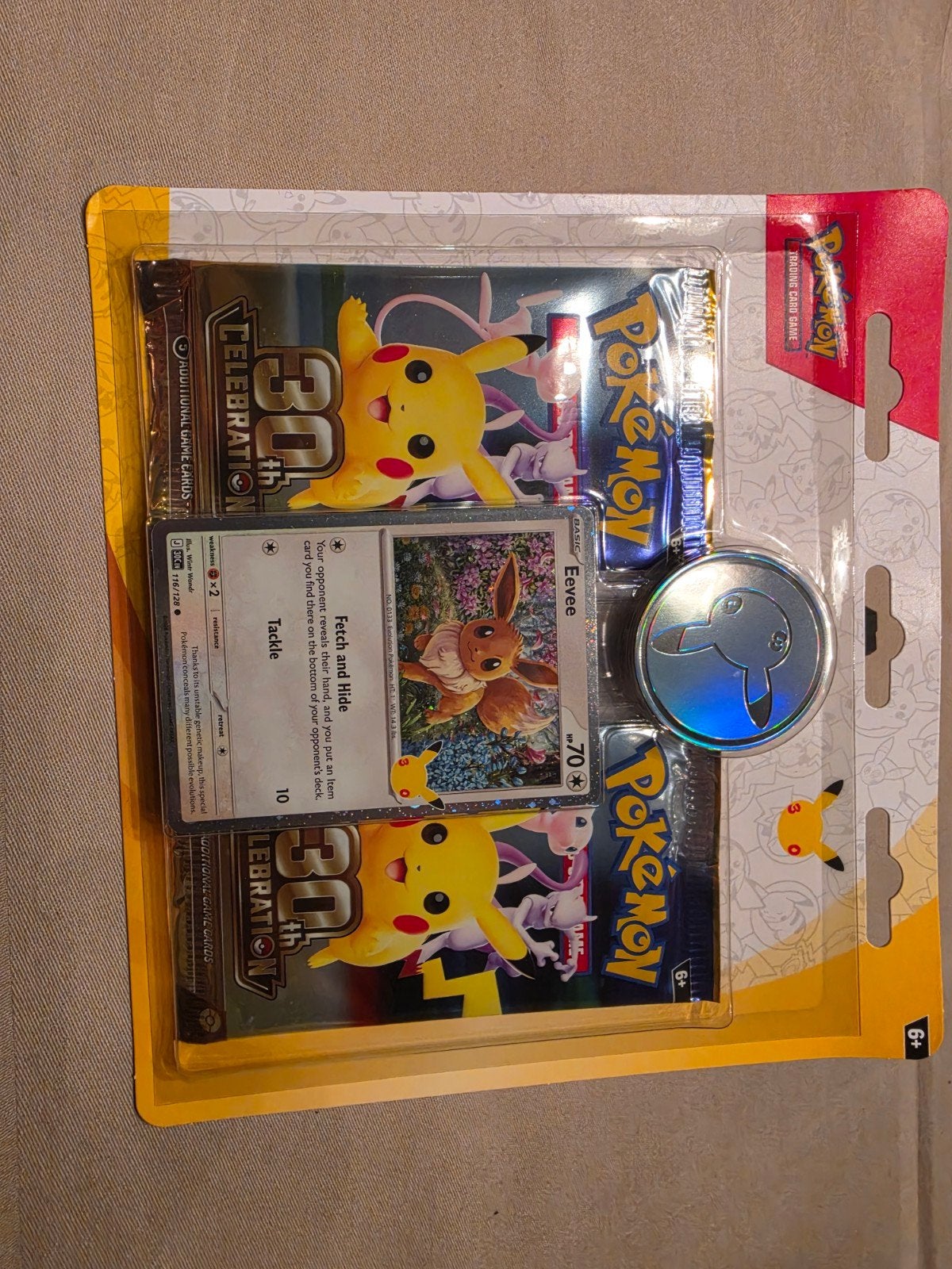 Pokemon 30th blister pack, Ophalen of Verzenden, Nieuw, Booster