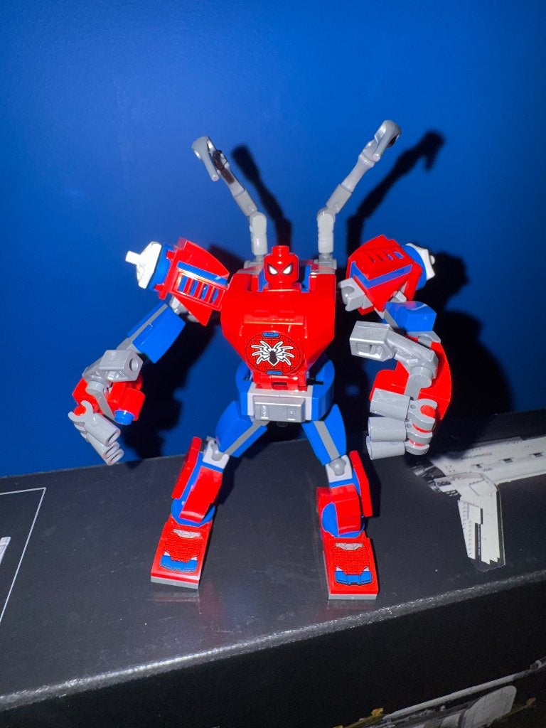 Set Lego 76146 - Spider man Mech Armor, Enfants & Bébés, Marvel, Lego, Ensemble complet, Enlèvement