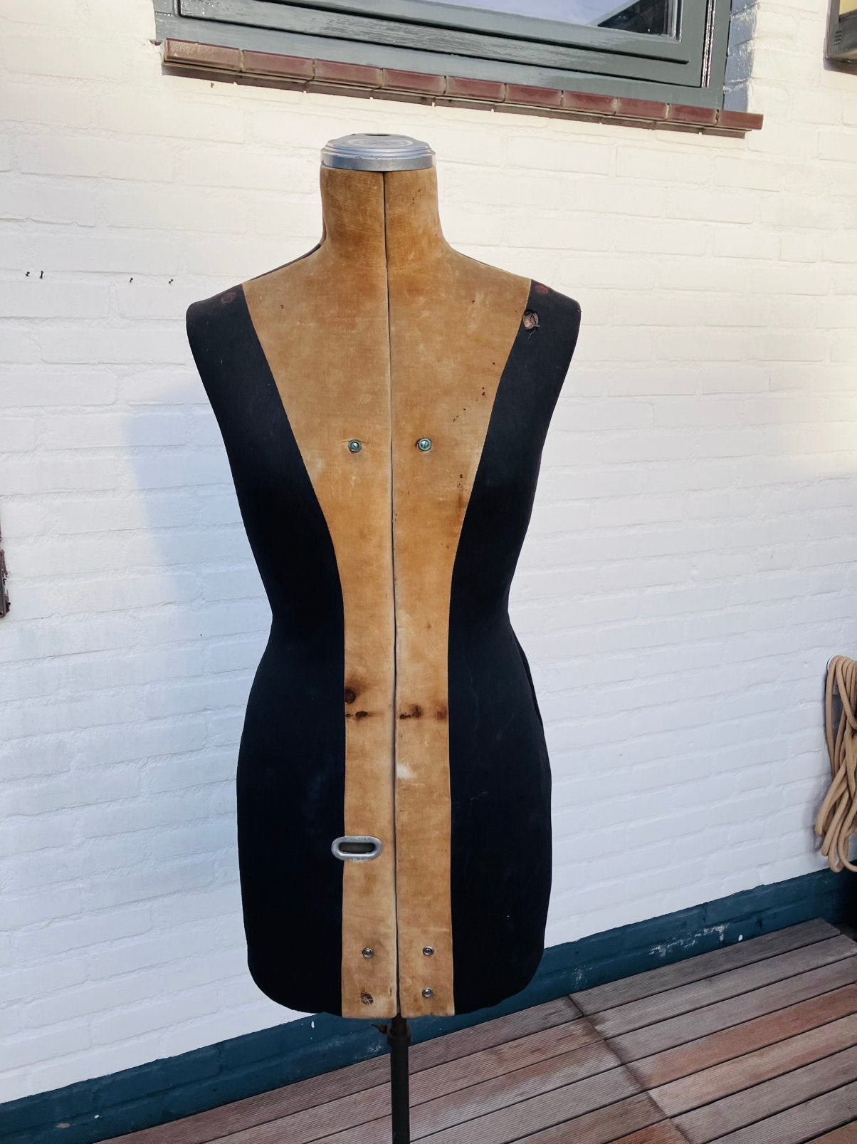Prachtige Vintage Verstelbare Paspop / Kleermakersbuste, Ophalen, Gebruikt, Paspop