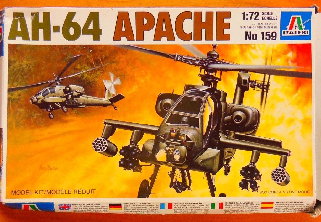 ITALERI AH-64 Apache 1/72ième, Neuf, Italeri, 1:72 à 1:144, Hélicoptère