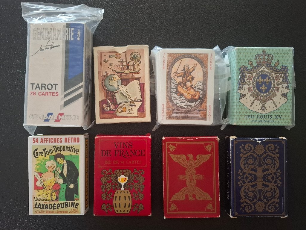 Speelkaarten GRIMAUD - Frankrijk   - 1, Ophalen of Verzenden, Gebruikt, Speelkaart(en)