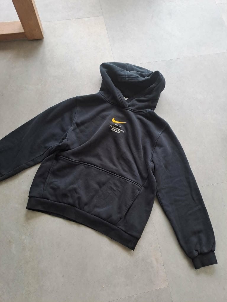 Jongenspull met kap Maat 158-170 . Nieuwprijs 60 euro .", Ophalen, Zo goed als nieuw, NIKE, Jongen