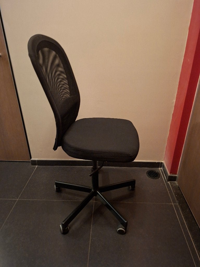 bureaustoel zwart, Ophalen, Gebruikt, Zwart, Bureaustoel