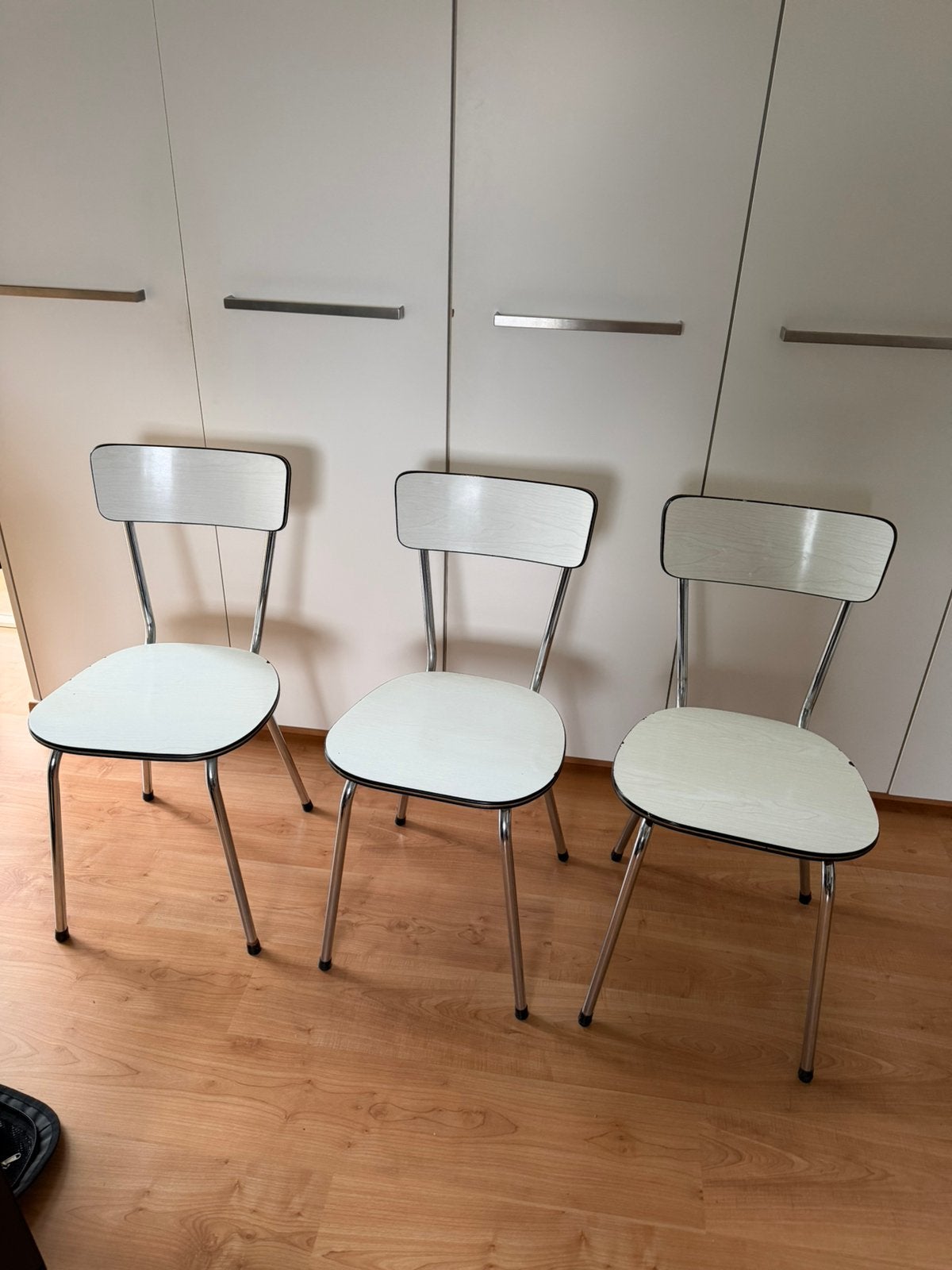 4 Formica stoelen, Enlèvement, Comme neuf