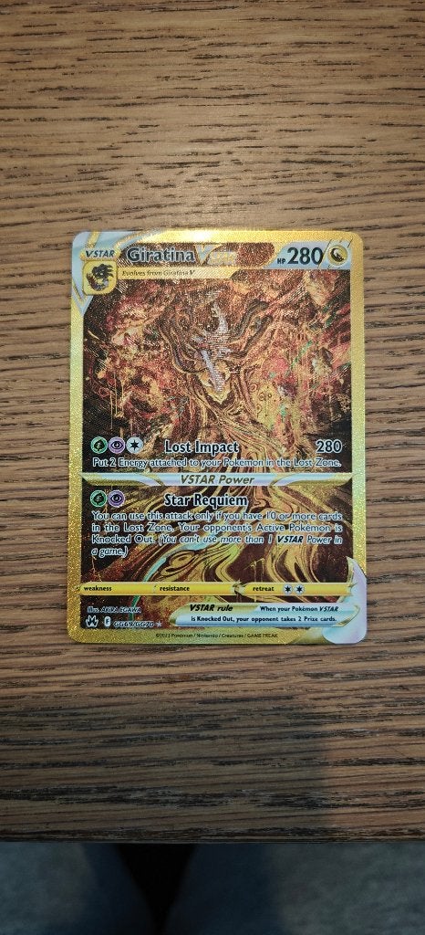 Giratina Vstar GG69, Enlèvement, Comme neuf, Cartes en vrac, Foil