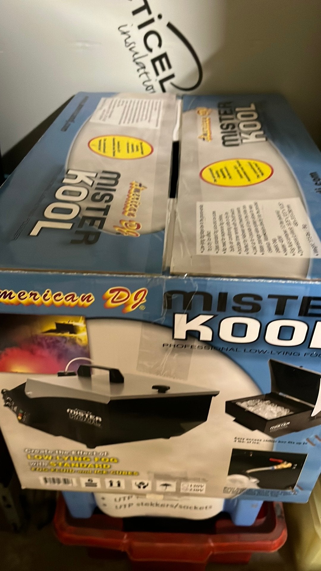 Low fog rookmachine met ijs., Ophalen, Zo goed als nieuw, Rookmachine