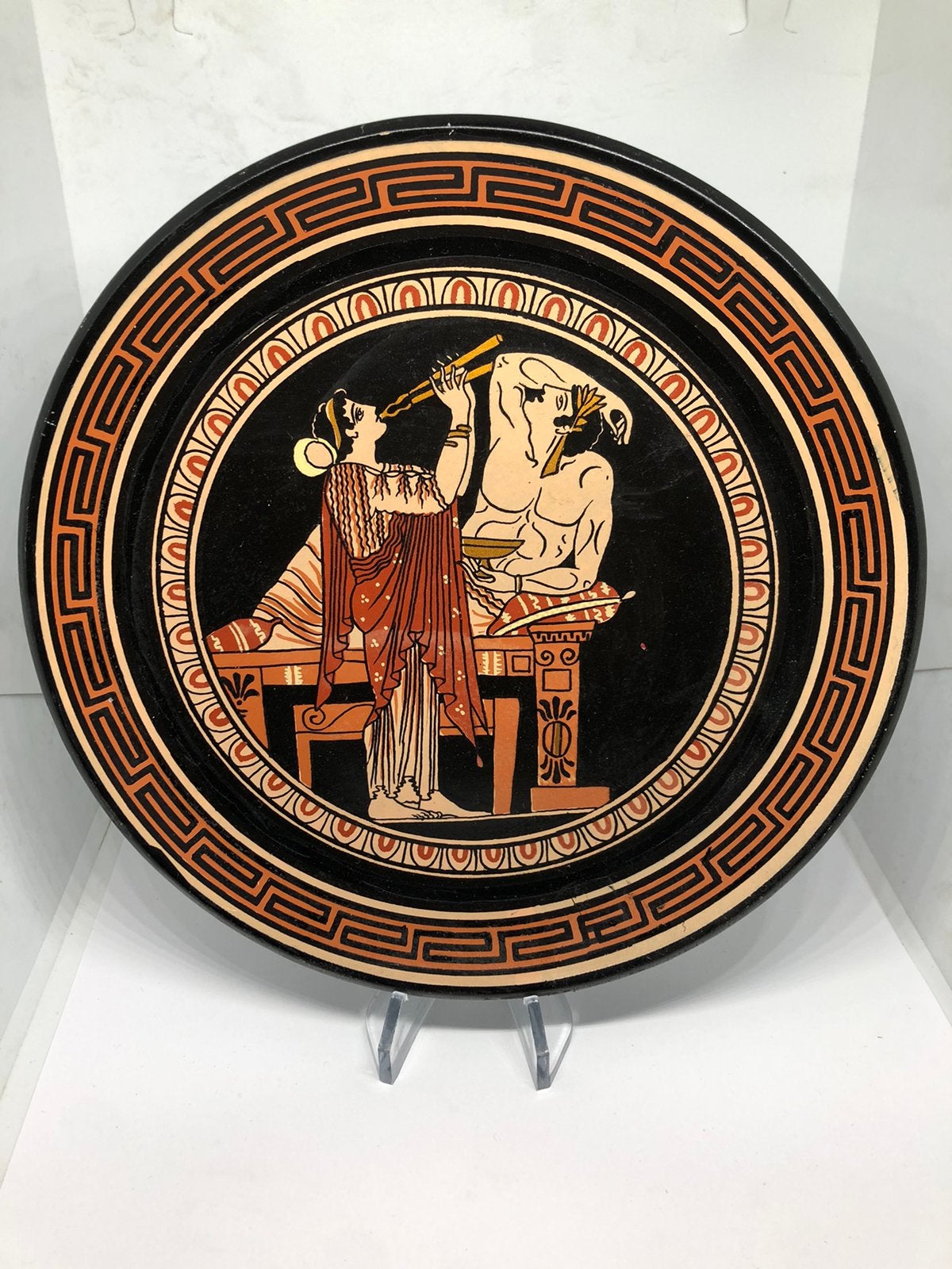 kylix de grenier, Mythologie Greque, D. Vassilopopoulos, Enlèvement ou Envoi