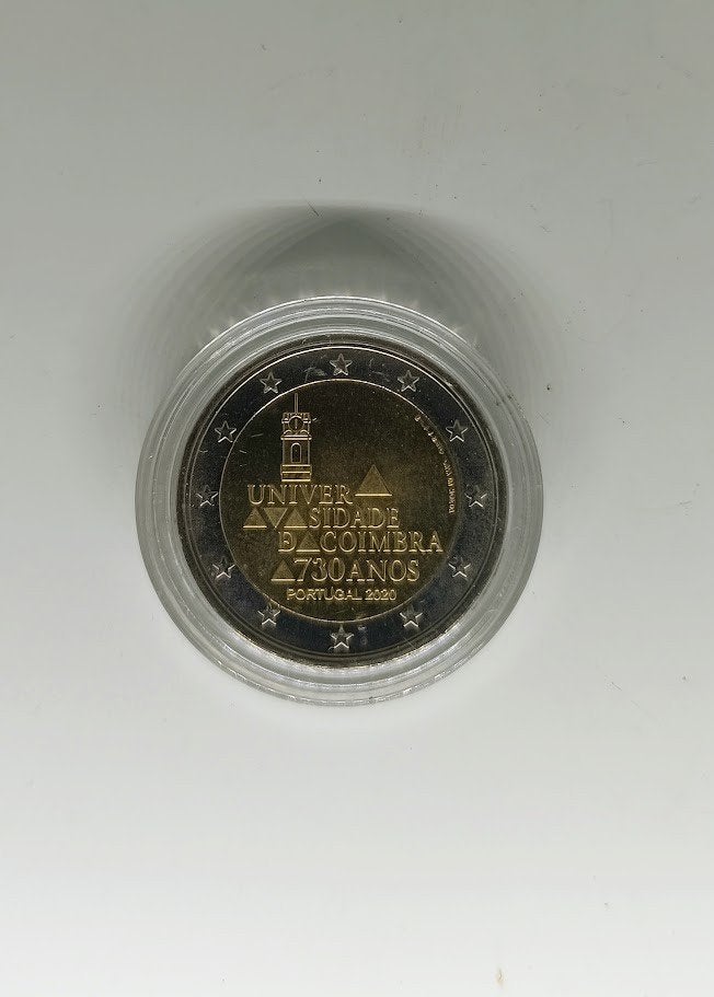 2 euros Portugal Coimbra 2020, Timbres & Monnaies, Monnaies | Europe | Monnaies euro, Enlèvement ou Envoi, Portugal, 2 euros, Monnaie en vrac