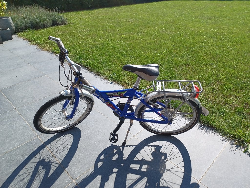 Fiets blauw 20 inch, Fietsen en Brommers, Fietsen | Kinderfietsjes, Ophalen, 20 inch of meer, Velgrem, Minerva