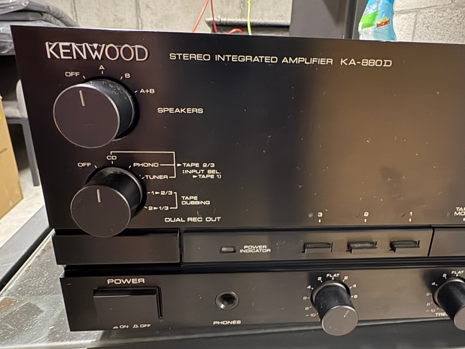 Kenwood KA-880D Stereo Geïntegreerde Versterker (2x 100W), Telecommunicatie, Ophalen of Verzenden, Gebruikt