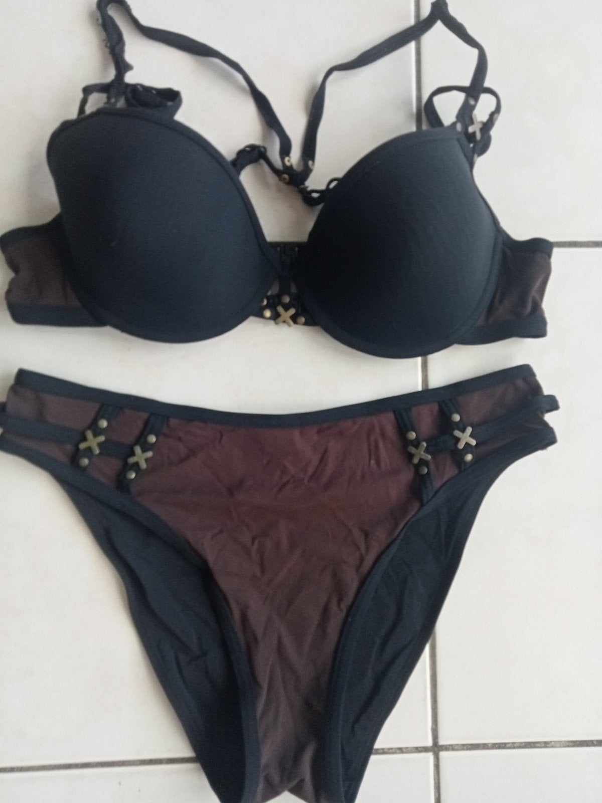 zwart/bruine bikini Marlies dekkers, Ophalen, Zwart, Bikini