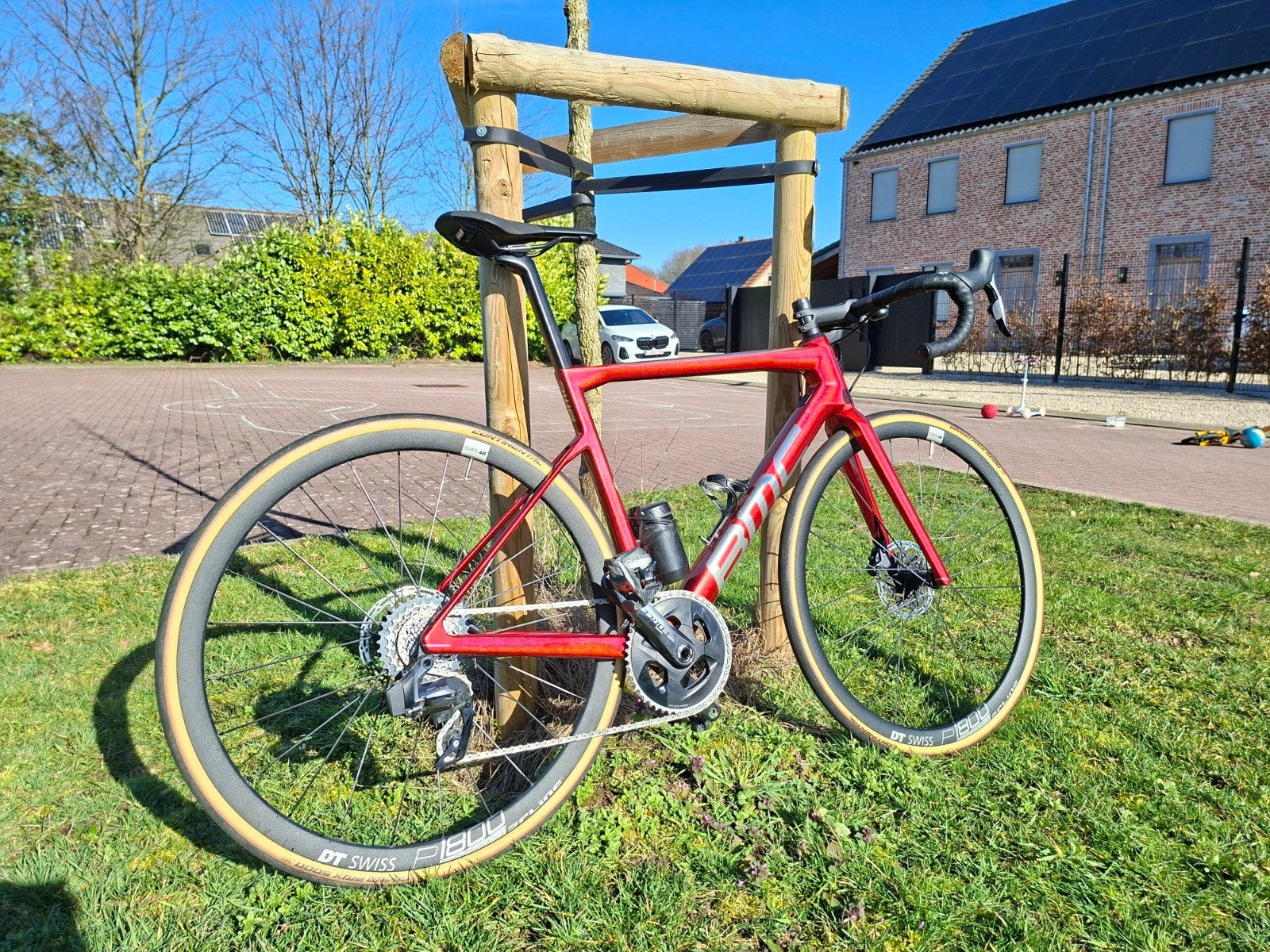 Koersfiets BMC - kadermaat 54 - SRAM Force, Enlèvement