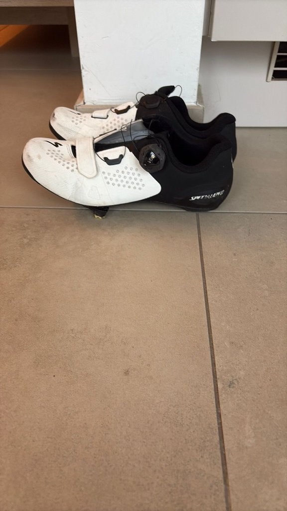 koersschoenen 38 jongens, Ophalen, Specialized, Gedragen, Wit