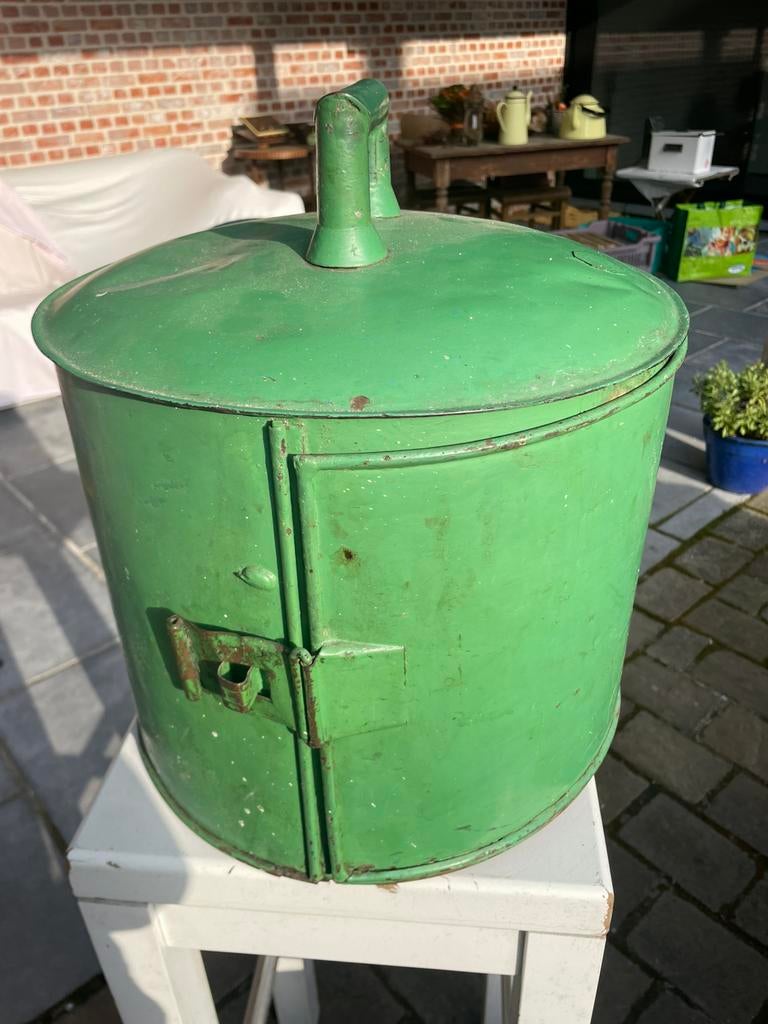 Vintage vlaaien blik, Ophalen, Gebruikt