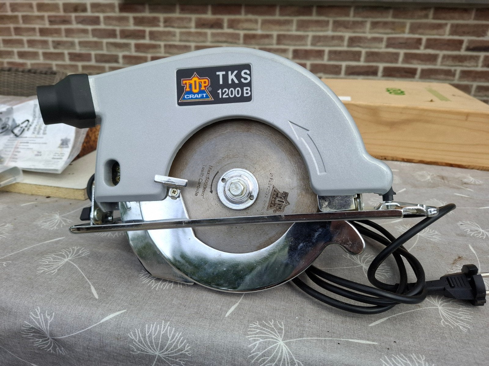 gereedschap, Ophalen, Cirkelzaag, Topcraft, 600 tot 1200 watt