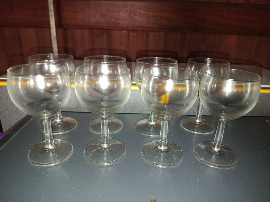 Lot 13 flûtes et 8 verres ballons, Ophalen, Zo goed als nieuw, Overige typen