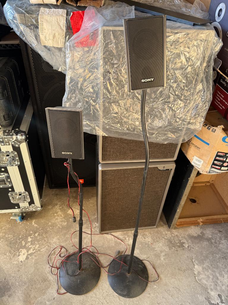 2 speakers Sony ss-srp23s, Enlèvement, Utilisé, Haut-parleurs, Sony