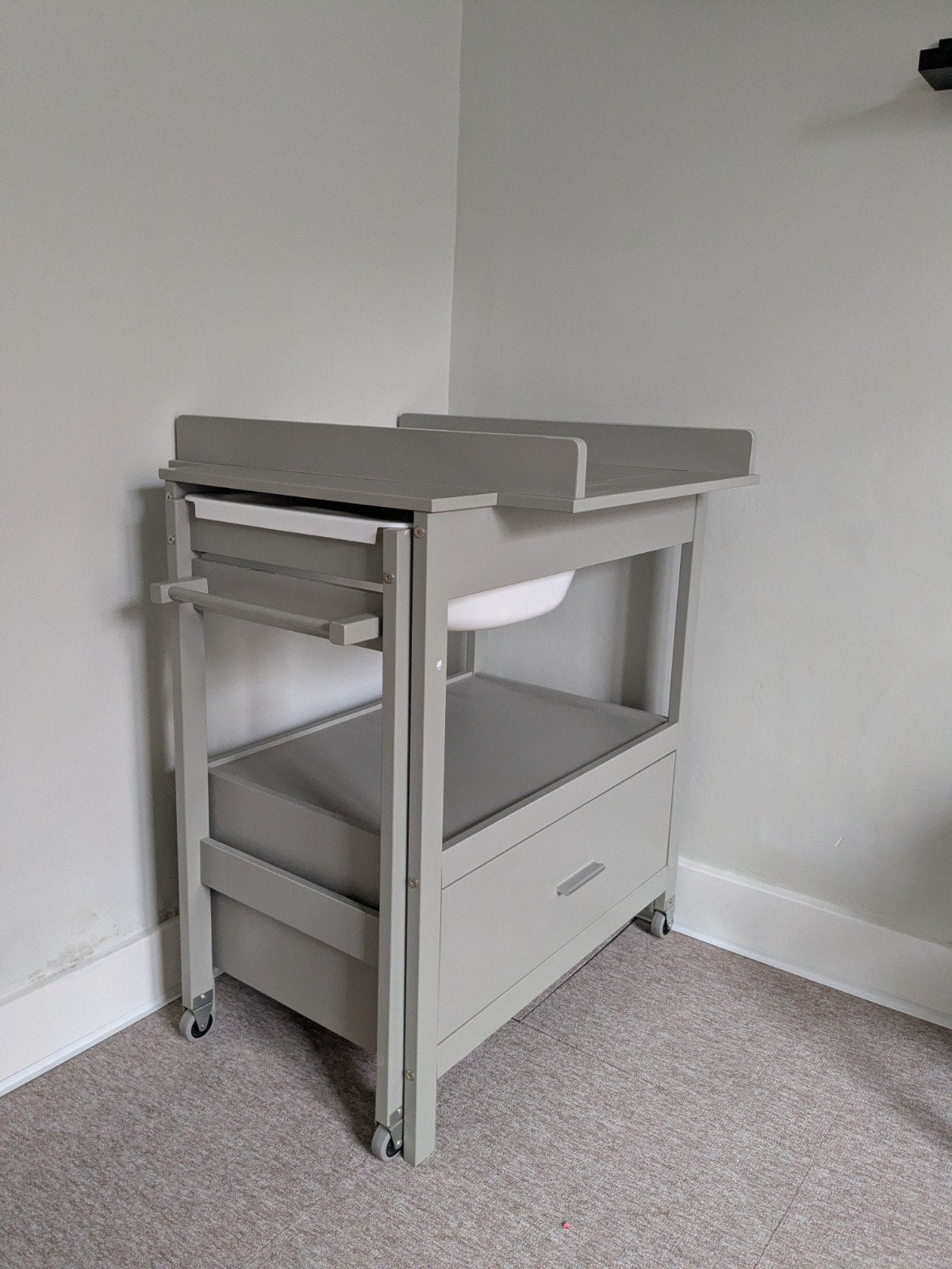 Verschoon tafel met badje, Kinderen en Baby's, Ophalen, Gebruikt