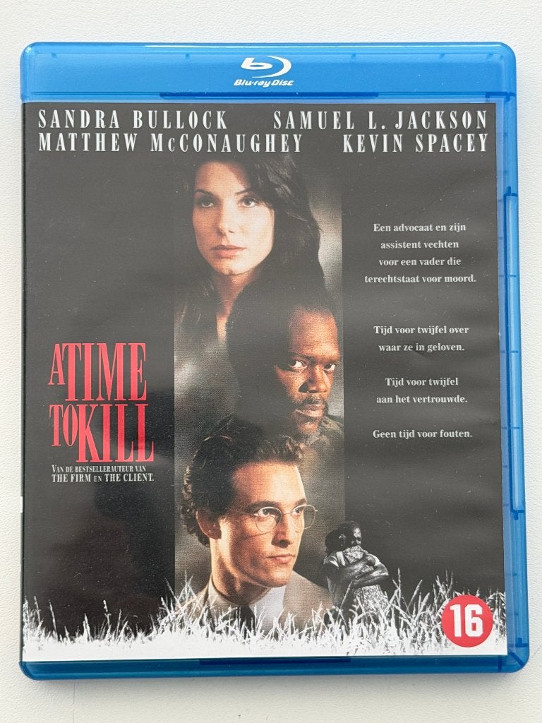 A Time To Kill (Blu-ray) Samuel L. Jackson, Sandra Bullock, CD & DVD, Blu-ray, Thrillers et Policier, Enlèvement ou Envoi, Anglais