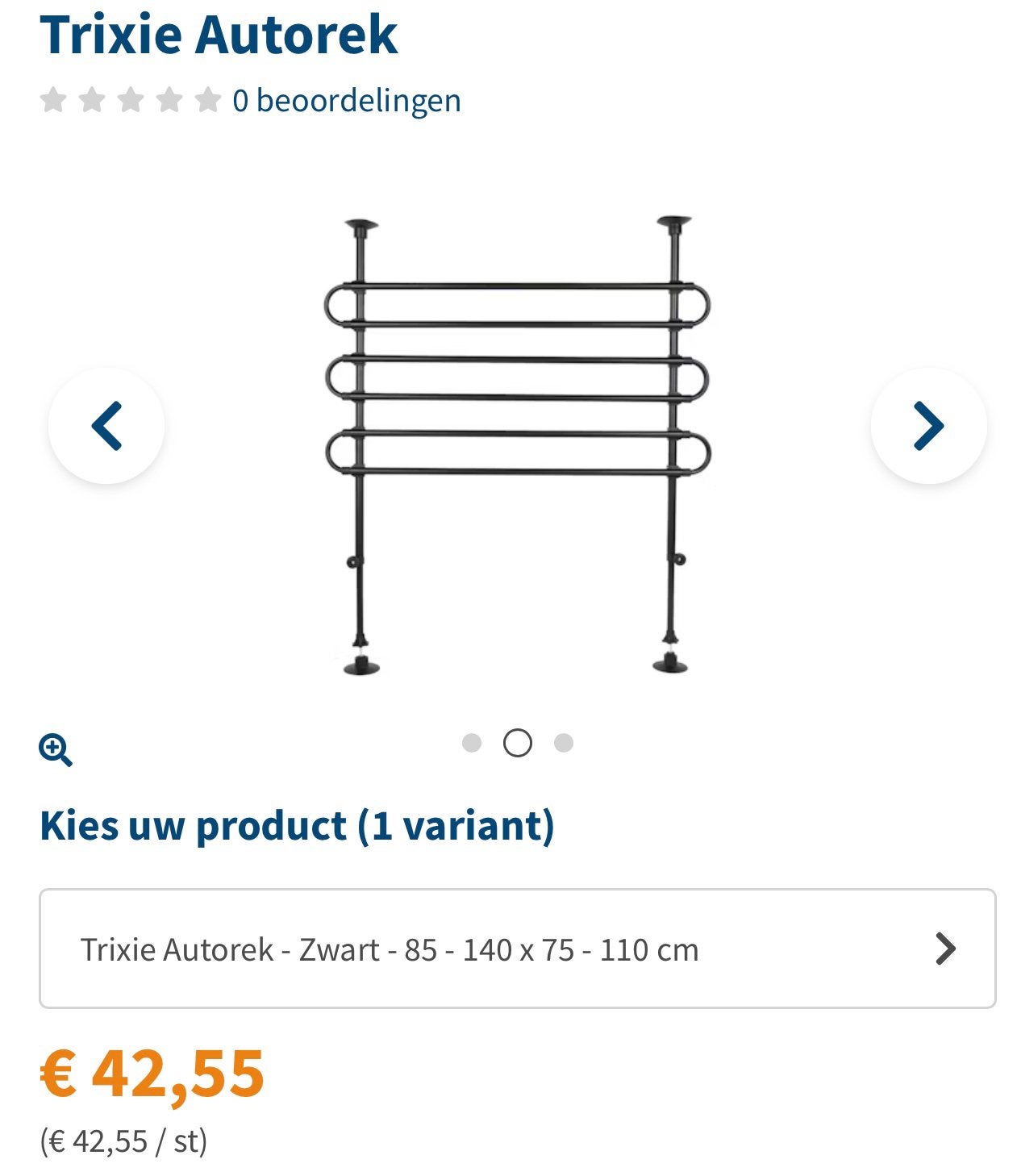 Hondenrek auto., Ophalen, Zo goed als nieuw