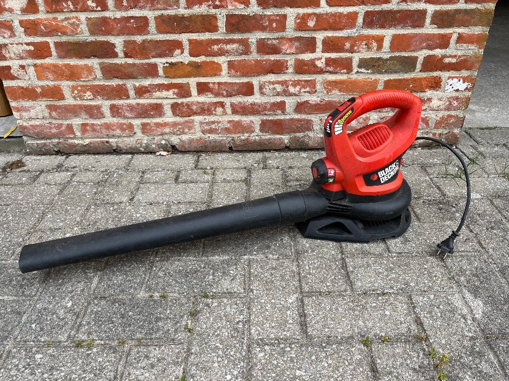 Elektrische bladblazer Black&Decker, Ophalen
