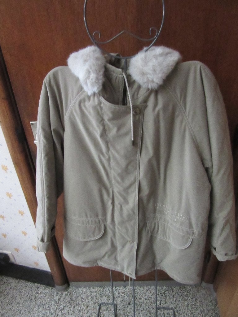 Dames winterjas, Ophalen, Beige, Maat 46/48 (XL) of groter, Nieuw