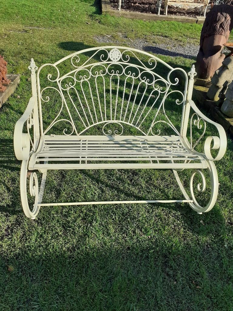 SMEEDIJZEREN TUINBANK (schommelstoel), Tuin en Terras, Tuinbanken, Ophalen, Nieuw, Metaal