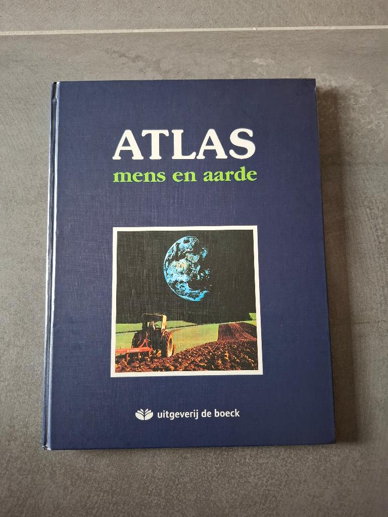 Atlas mens en aarde, Livres, Atlas & Cartes géographiques, Autres atlas, Comme neuf, Enlèvement, Monde