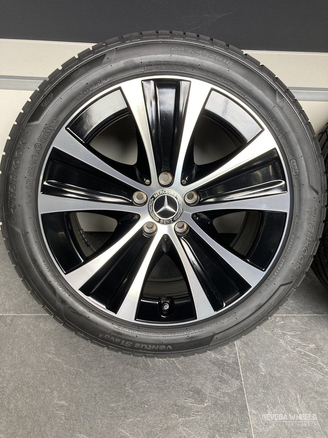 18” originele Mercedes Vito / E W213 velgen + banden 5x112, Autos : Pièces & Accessoires, Pneus & Jantes, Pneus et Jantes, 245 mm