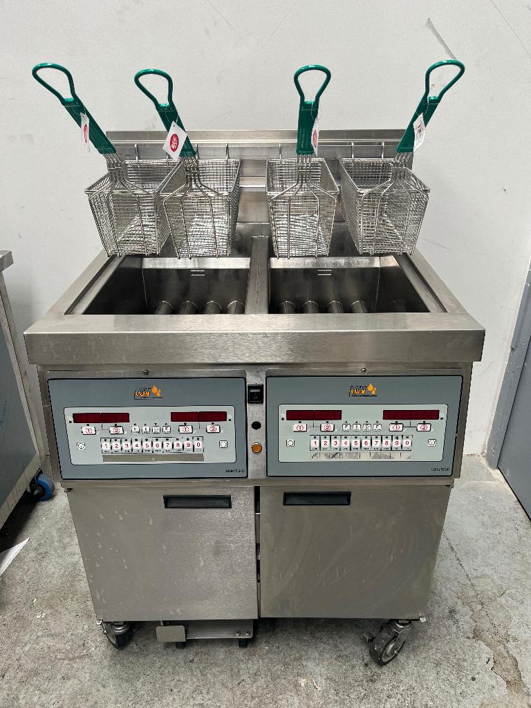 Friteuse gaz Henny Penny, Electroménager, Friteuses, Utilisé, 4 litres ou plus, Friteuse duo, Enlèvement ou Envoi