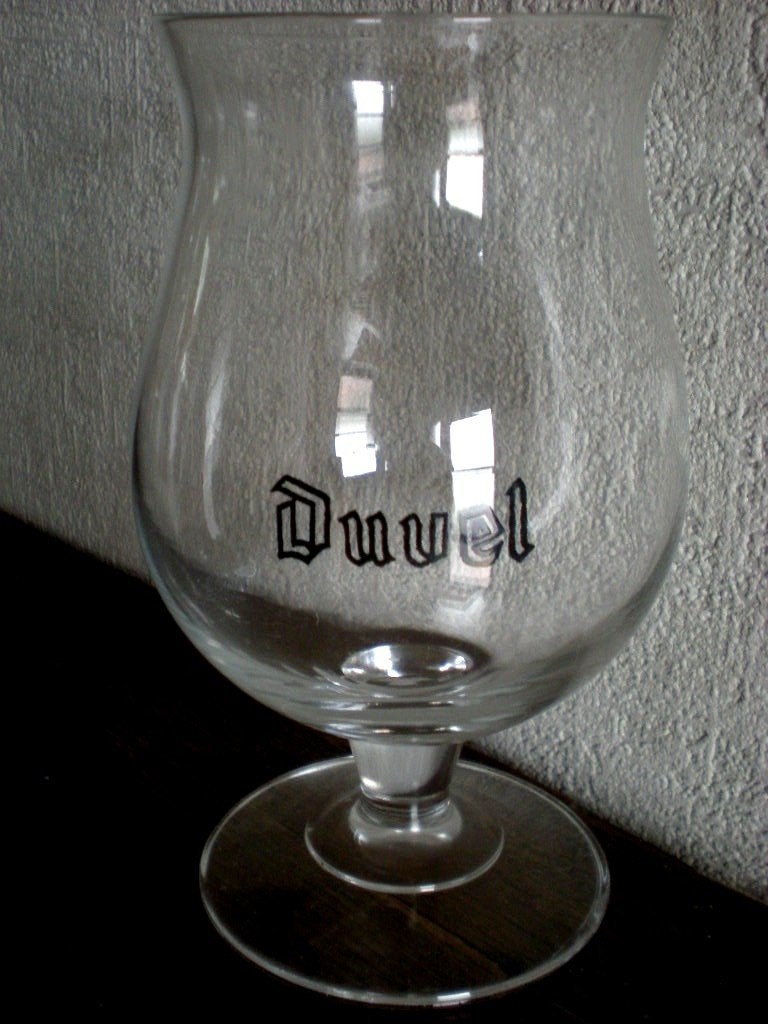 DUVEL  Lettres noires, Enlèvement ou Envoi, Comme neuf, Verre ou Verres, Duvel