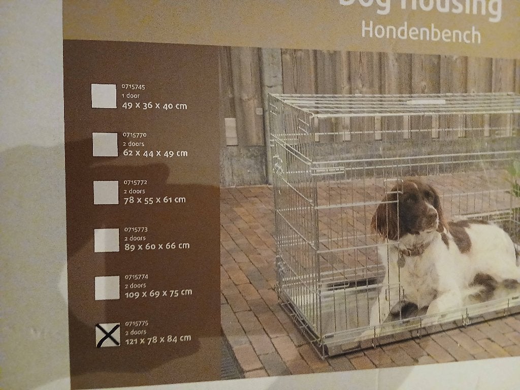 Cage pour grand chien, Comme neuf, Enlèvement, Niche à chien, 75 à 110 cm