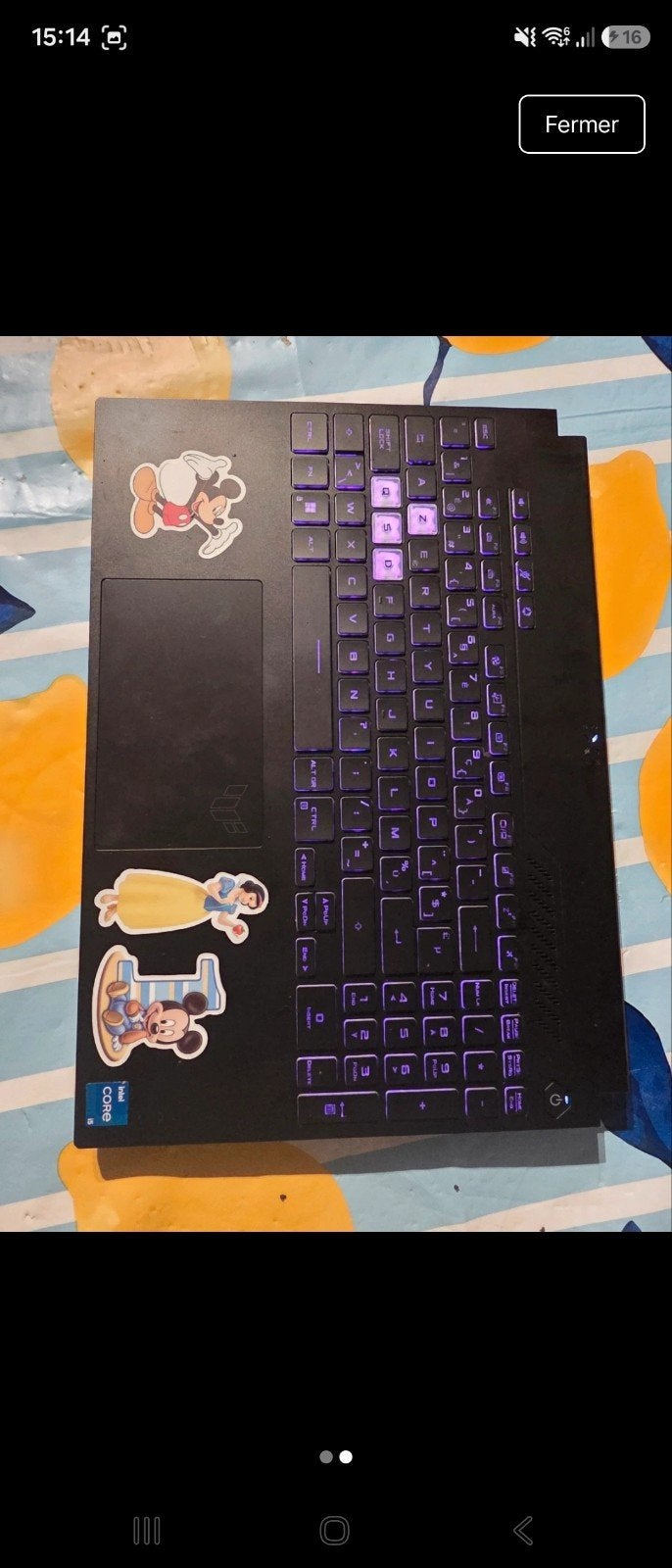 asus TUF, Informatique & Logiciels, Asus, Enlèvement ou Envoi, Azerty, Ne fonctionne pas