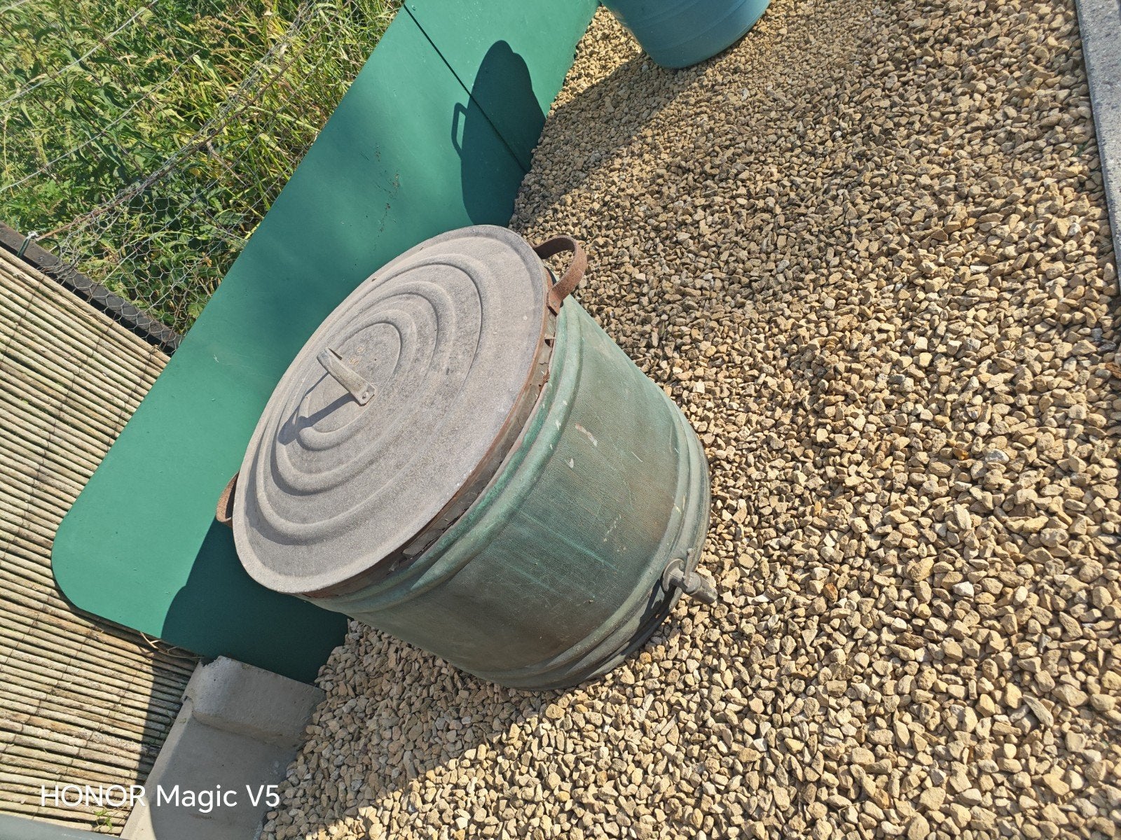 koper watervat, Tuin en Terras, Regentonnen, Ophalen, Overige materialen, Gebruikt, Met kraantje