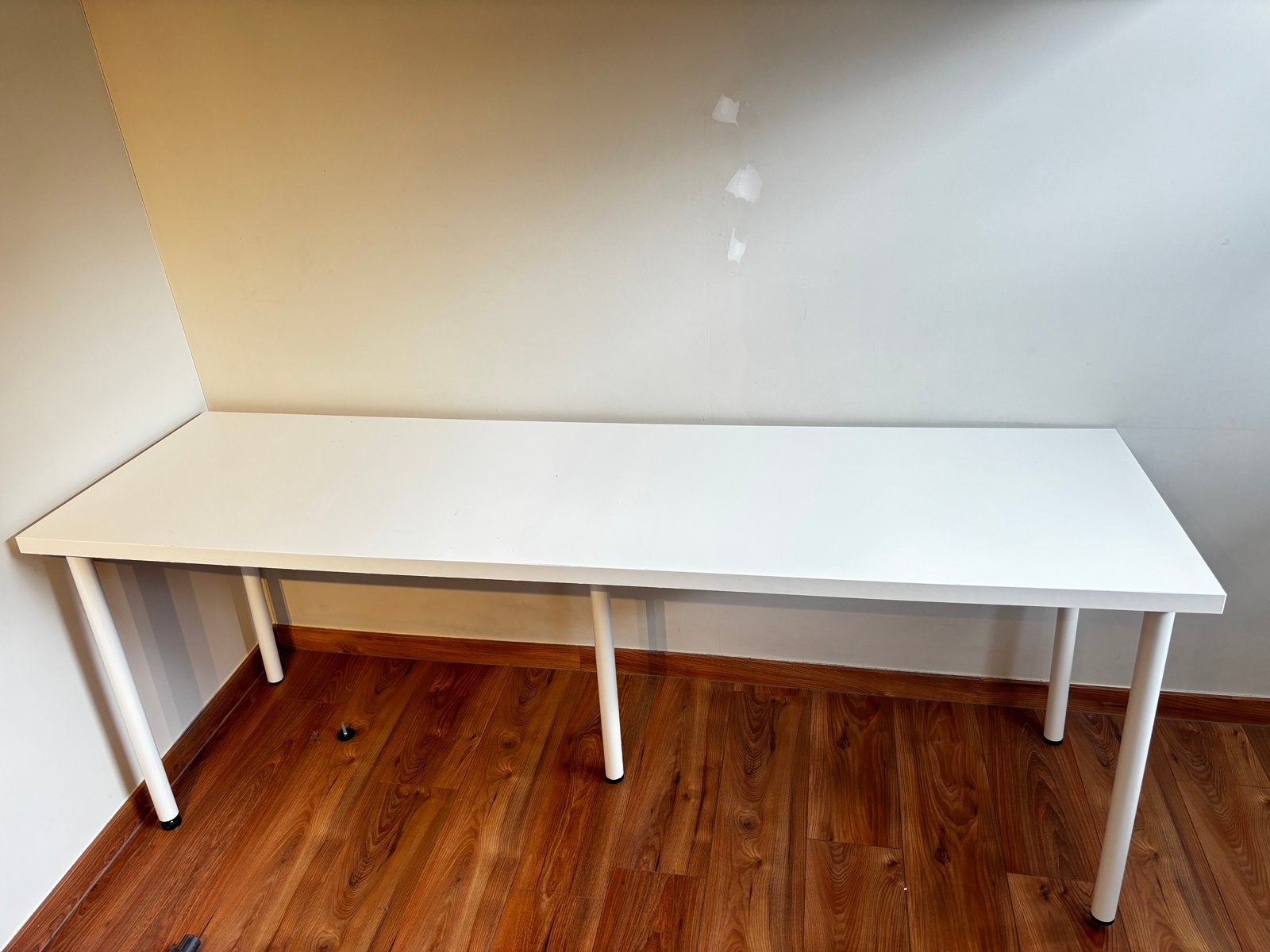 Ikea lagkapten tafelblad en 4x adils poten wit, Ophalen, Zo goed als nieuw, IKEA, Wit