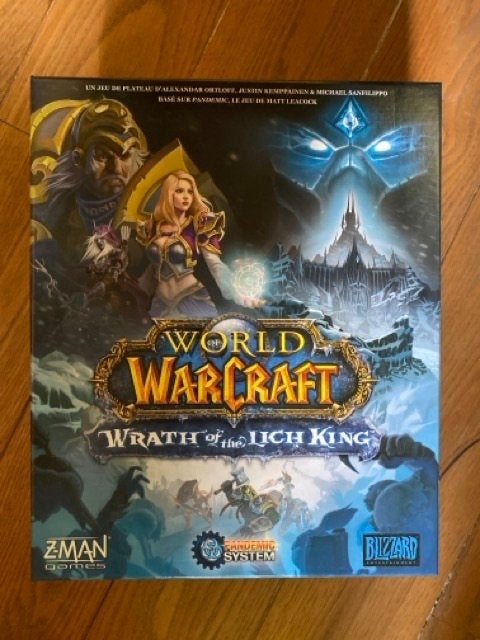 WORLD OF WARCRAFT : WRATH OF THE LICH  jeu gamme pandémie VF, Hobby en Vrije tijd, Verzenden