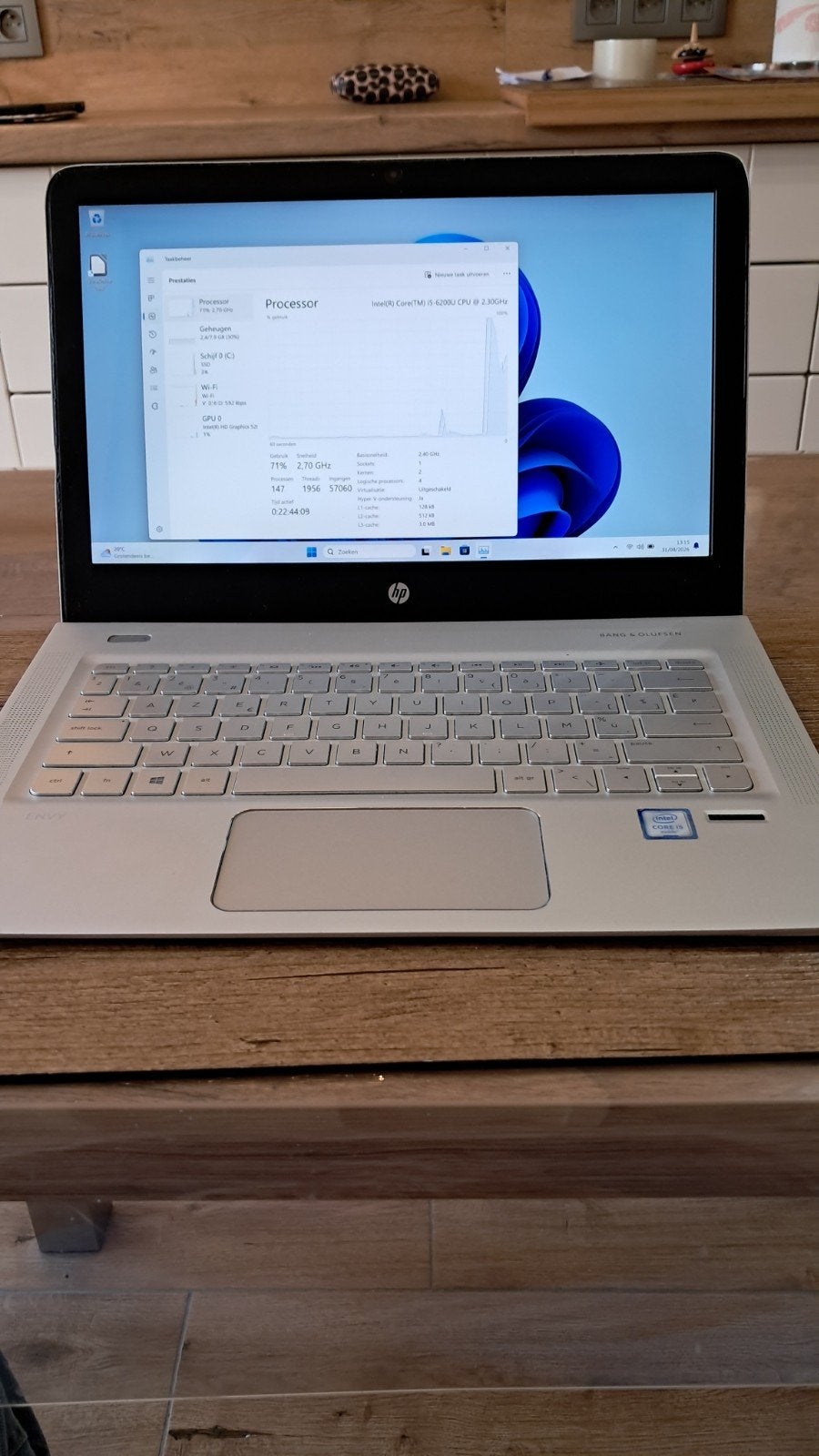 HP Envy, Hp, 256 GB, Enlèvement ou Envoi, Intel I5 6200U