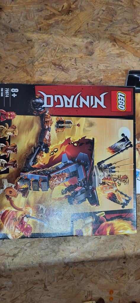 Lego Ninjago 70674 Fire Fang, Ophalen, Compleet, Lego, Ninjago