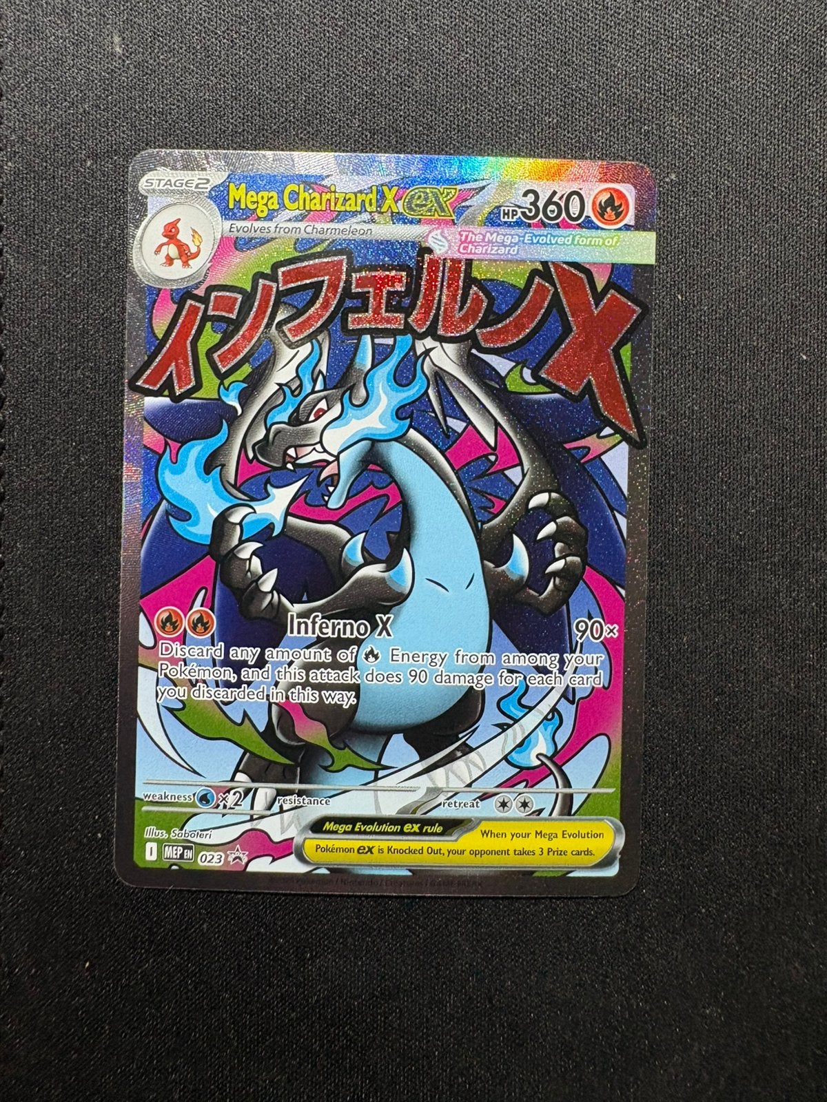 Mega charizard mep 023 promo pokemon kaart, Enlèvement ou Envoi, Comme neuf
