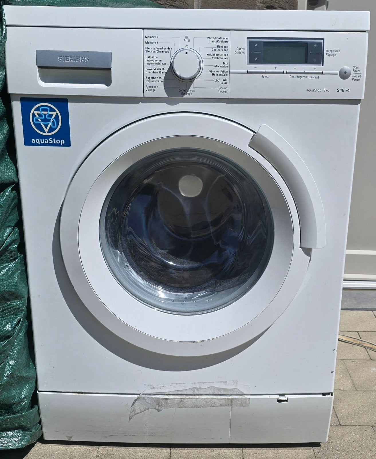 Siemens lave-linge S16-74, Enlèvement