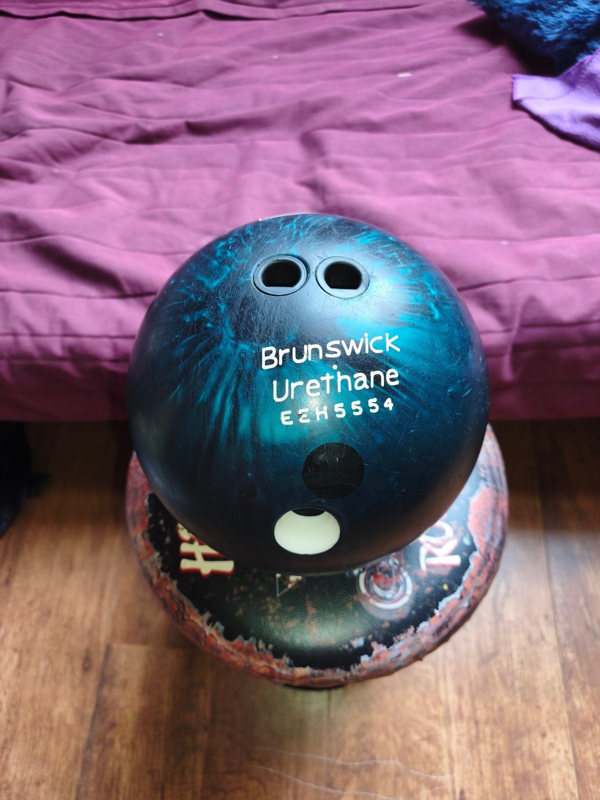 bowlingbal 13 pound, Sport en Fitness, Ophalen, Gebruikt, Bal