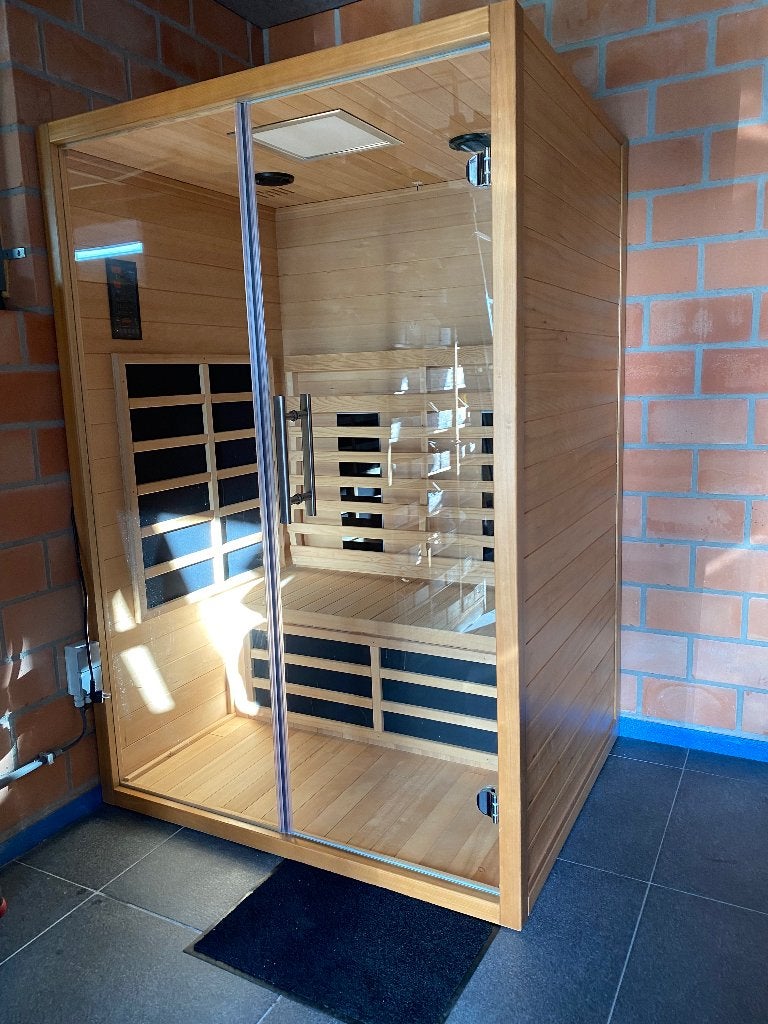 Infrarood cabine zo goed als nieuw, Sports & Fitness, Enlèvement, Comme neuf, Infrarouge, Sauna complet