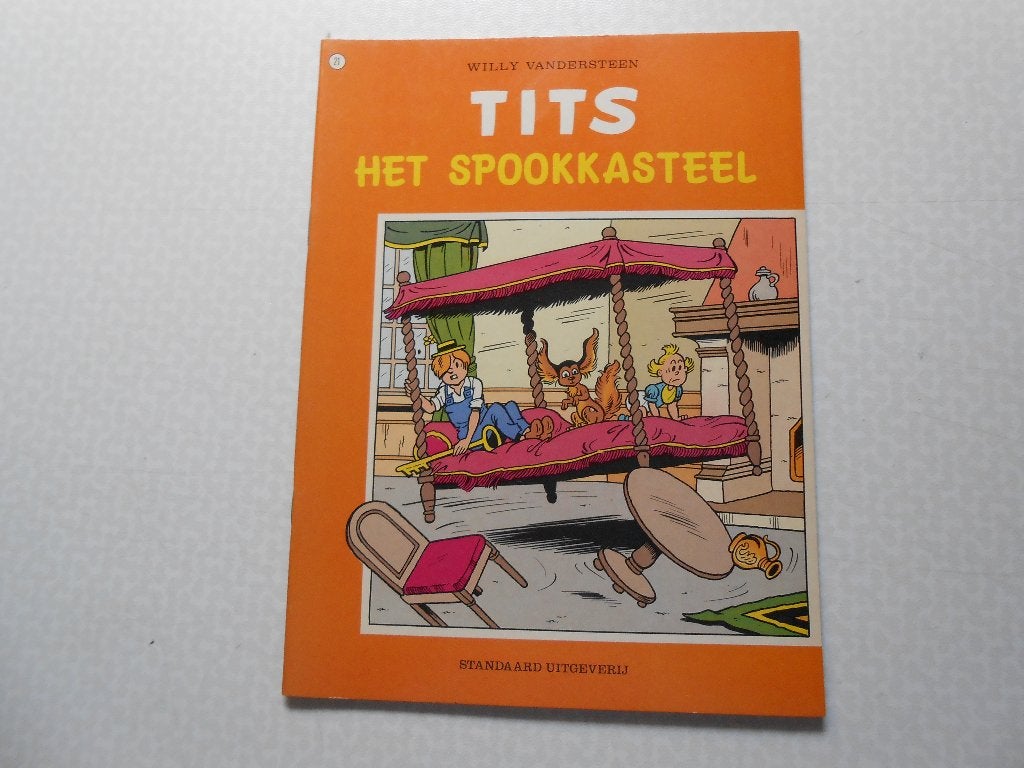 Tits 21 Het spookkasteel 1983 1 ste druk., Boeken, Willy Vandersteen, Eén stripboek, Nieuw, Ophalen of Verzenden