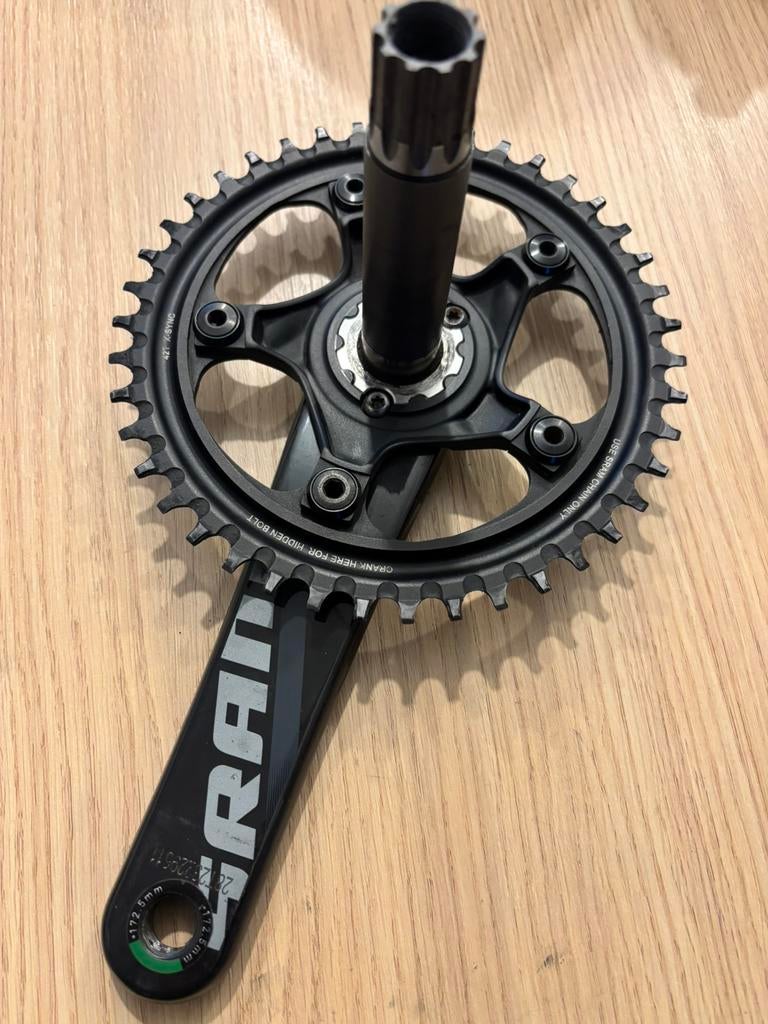 Manivelle droite Sram Force 1x11 longueur 172,5mm, Vélos & Vélomoteurs, Vélos Pièces, Enlèvement, Comme neuf