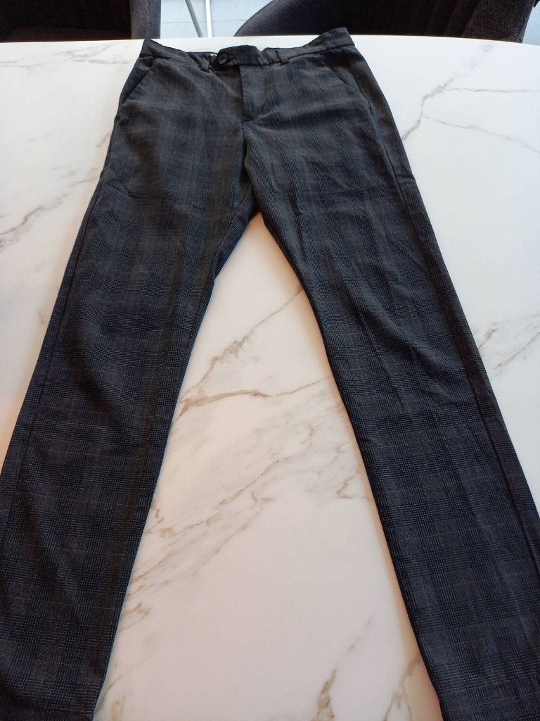 Donkergrijze broek Jack&Jones, Gris, Jack&Jones, Comme neuf, Enlèvement