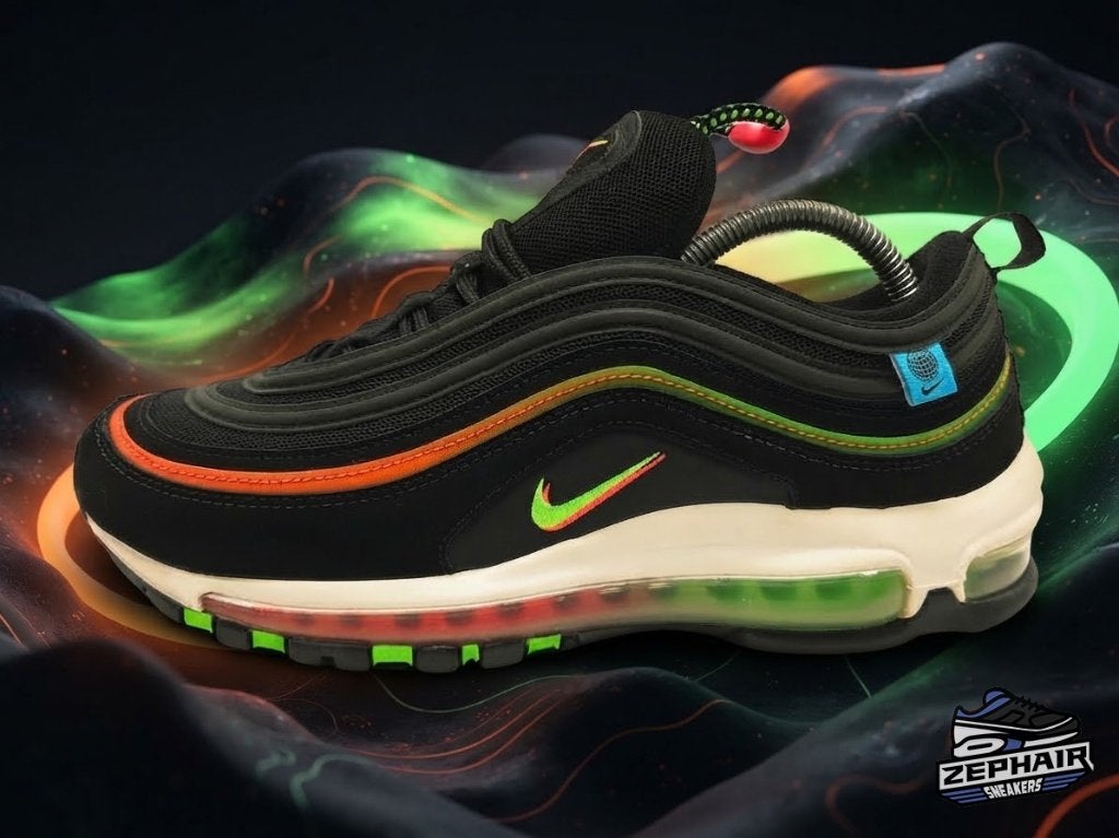 Nike Air Max 97 'Worldwide' EU42 2020, Enlèvement ou Envoi, Nike, Porté, Baskets
