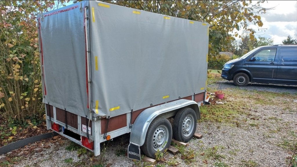 Ongeremde tweeassige aanhangwagen, Ophalen, Zo goed als nieuw