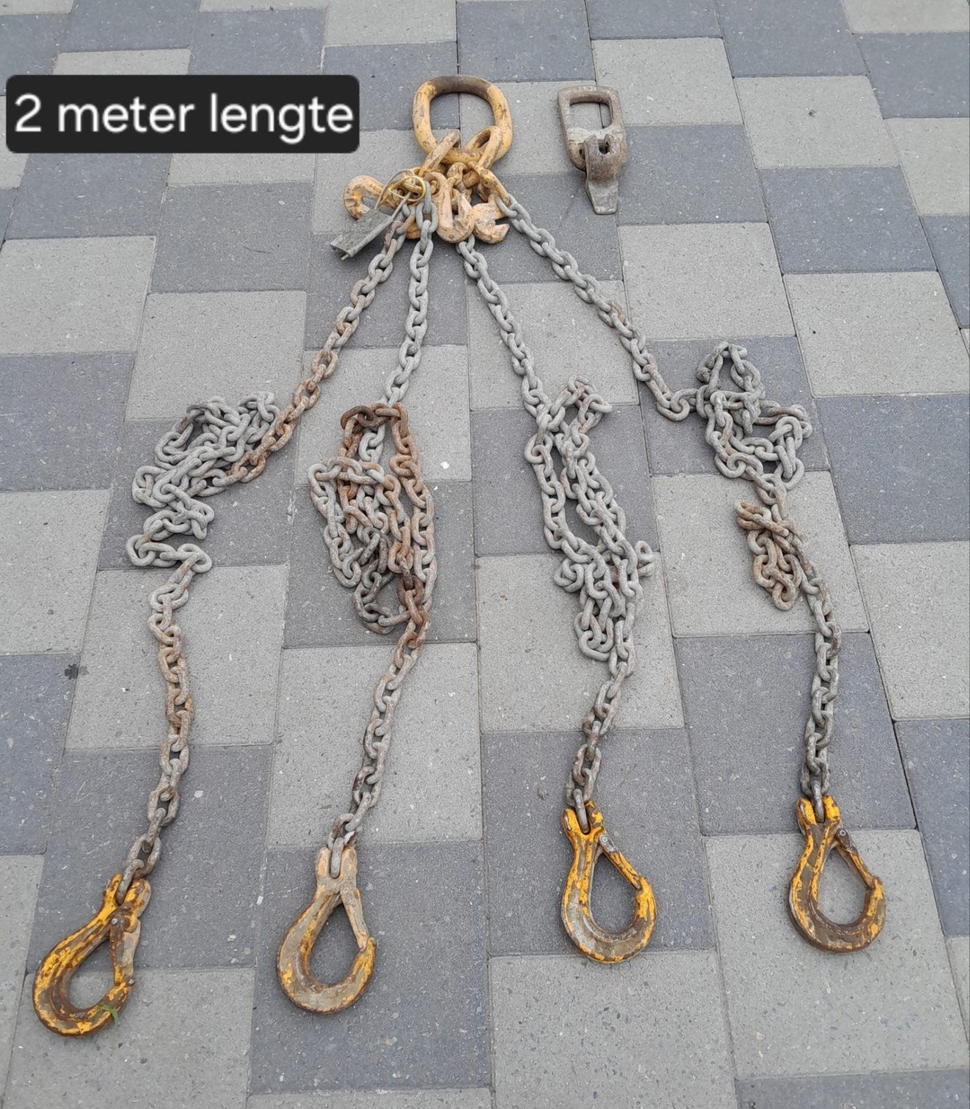 Viersprong ketting, Doe-het-zelf en Bouw, Lieren en Takels, Ophalen