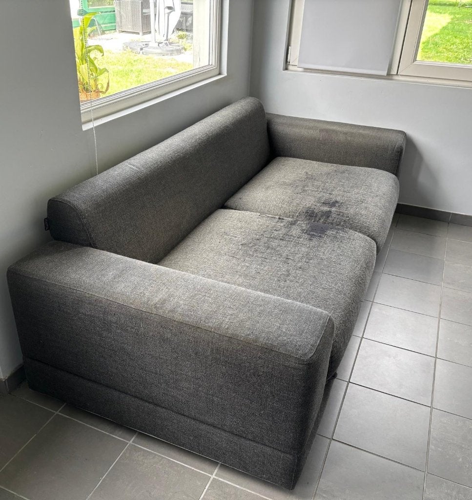zetel, Ophalen, Gebruikt, 75 tot 100 cm, Rechte bank